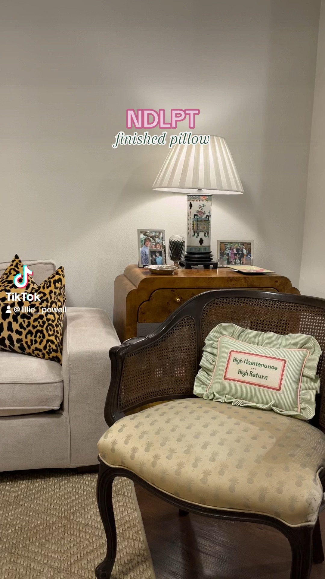 Absolutely in love with how my needlepoint pillow turned out!

#LTKVideo #LTKHoliday #LTKhome