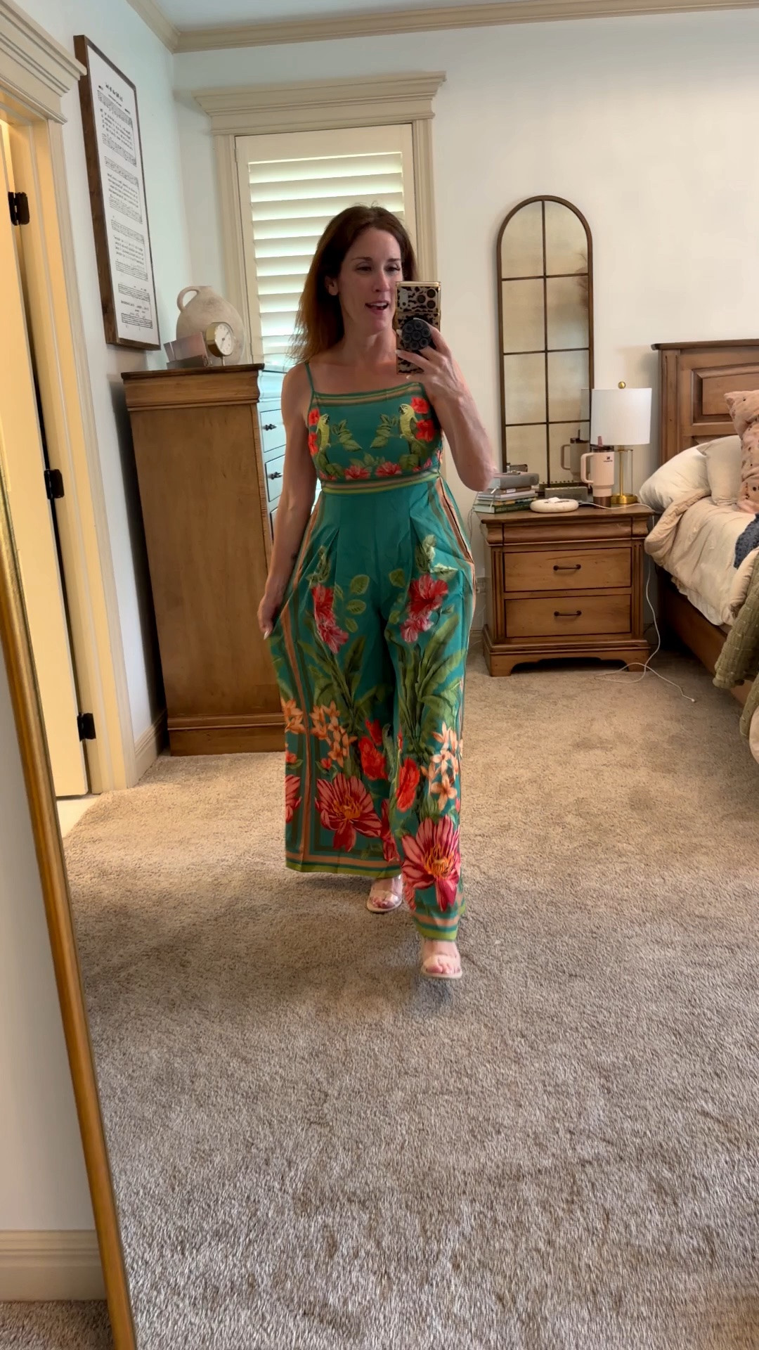 Vacation style, but make it effortless. 🌺✨

I’m all about pieces that are as comfortable as they are beautiful, and this floral pantsuit checks every box. The flowy fit makes it feel elegant while still being easy to wear, whether you’re headed to dinner, a resort, or a summer event.

This is definitely one of those outfits that makes you feel put together the moment you slip it on—and yes, it’s coming with me to Hawaii! 🌴

I’ve linked the entire look in my LTK if you’d like to shop it! 🤍

Now tell me…
Where would you wear it first?
🏝️ Tropical vacation
💕 Date night
🎉 Summer party
🍹 Dinner by the water

Drop your answer below! ⬇️

#LTKStyle #LTKFinds #VacationStyle #ResortWear #PantsuitStyle #SummerFashion #PetiteStyle #VacationOutfit #TropicalStyle #EffortlessStyle

#LTKootd #LTKOver40 #LTKPetite
