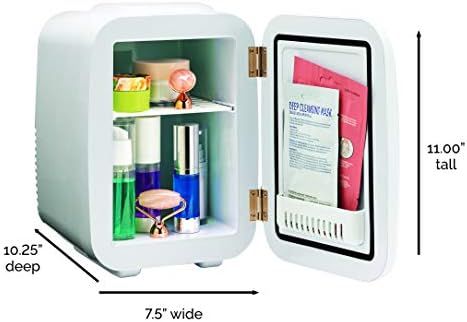Finishing Touch Flawless Mini Beauty Fridge for Makeup and Skincare, White, 4 Liter | Amazon (US)