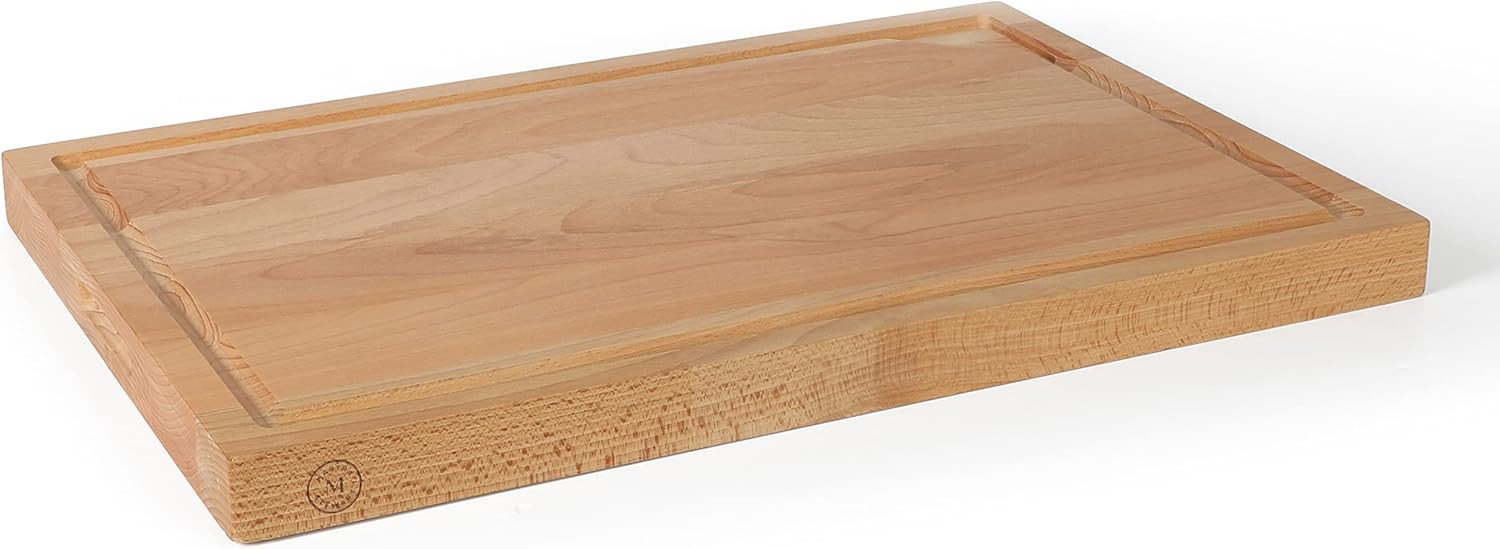 Martha Stewart Lochner 24" x 16" Beech Wood Cutting Board w/Juice Groove | Amazon (US)