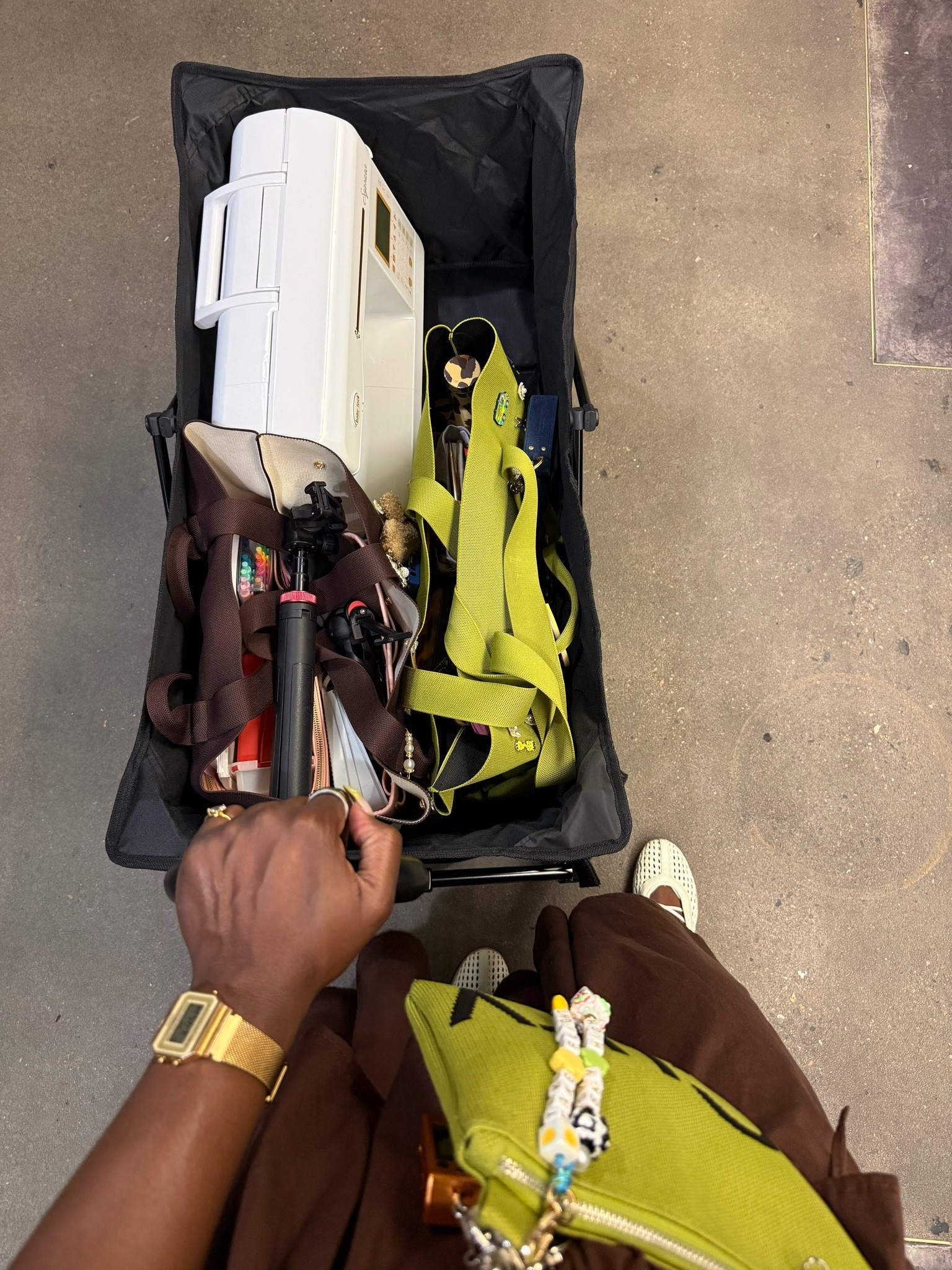 This wagon saved my back and the multiple trips!