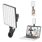 Newmowa 60 LED High Power Rechargeable Clip Fill Video Conference Light with Front & Back Clip, A... | Amazon (US)