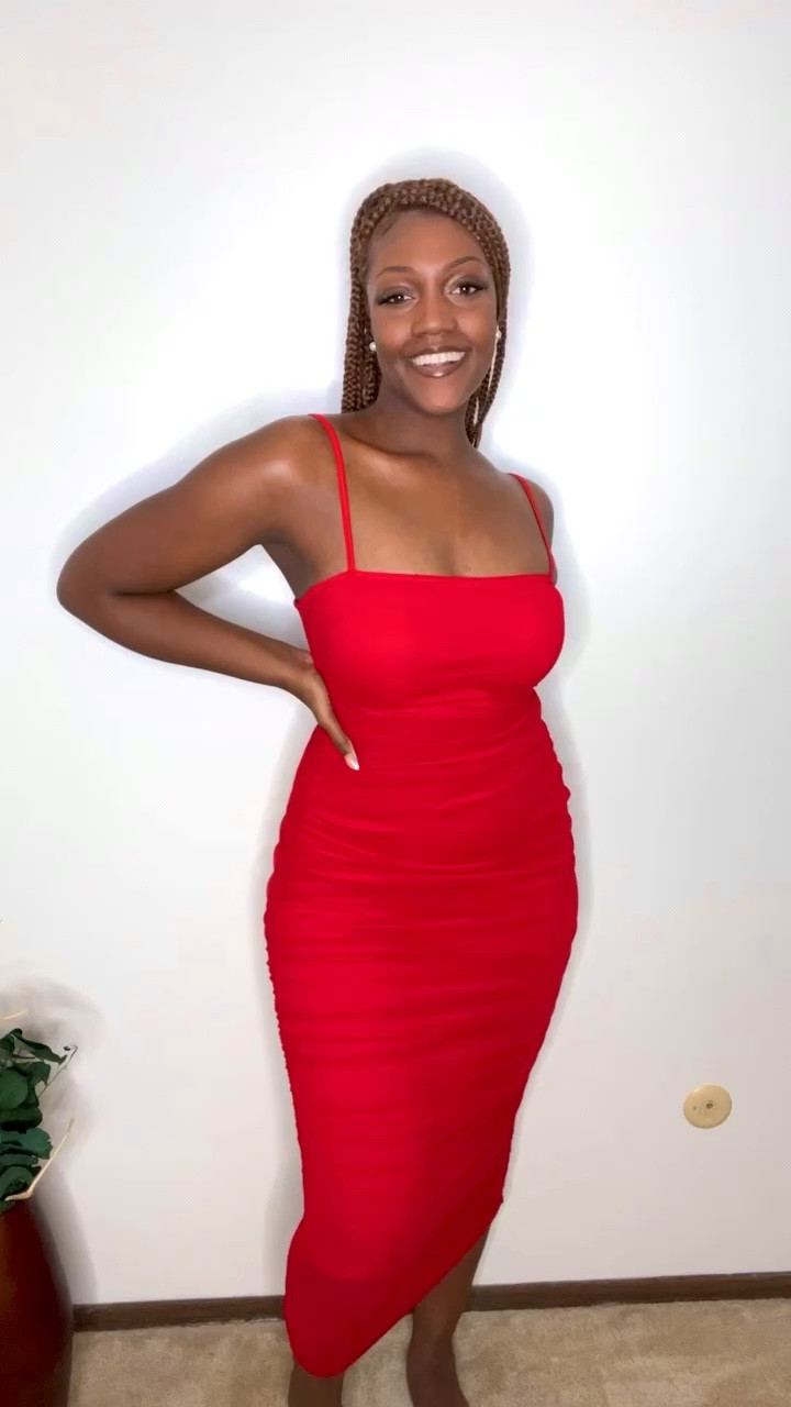 All red midi tall girl friendly !

#LTKunder50 #LTKsalealert #LTKFind