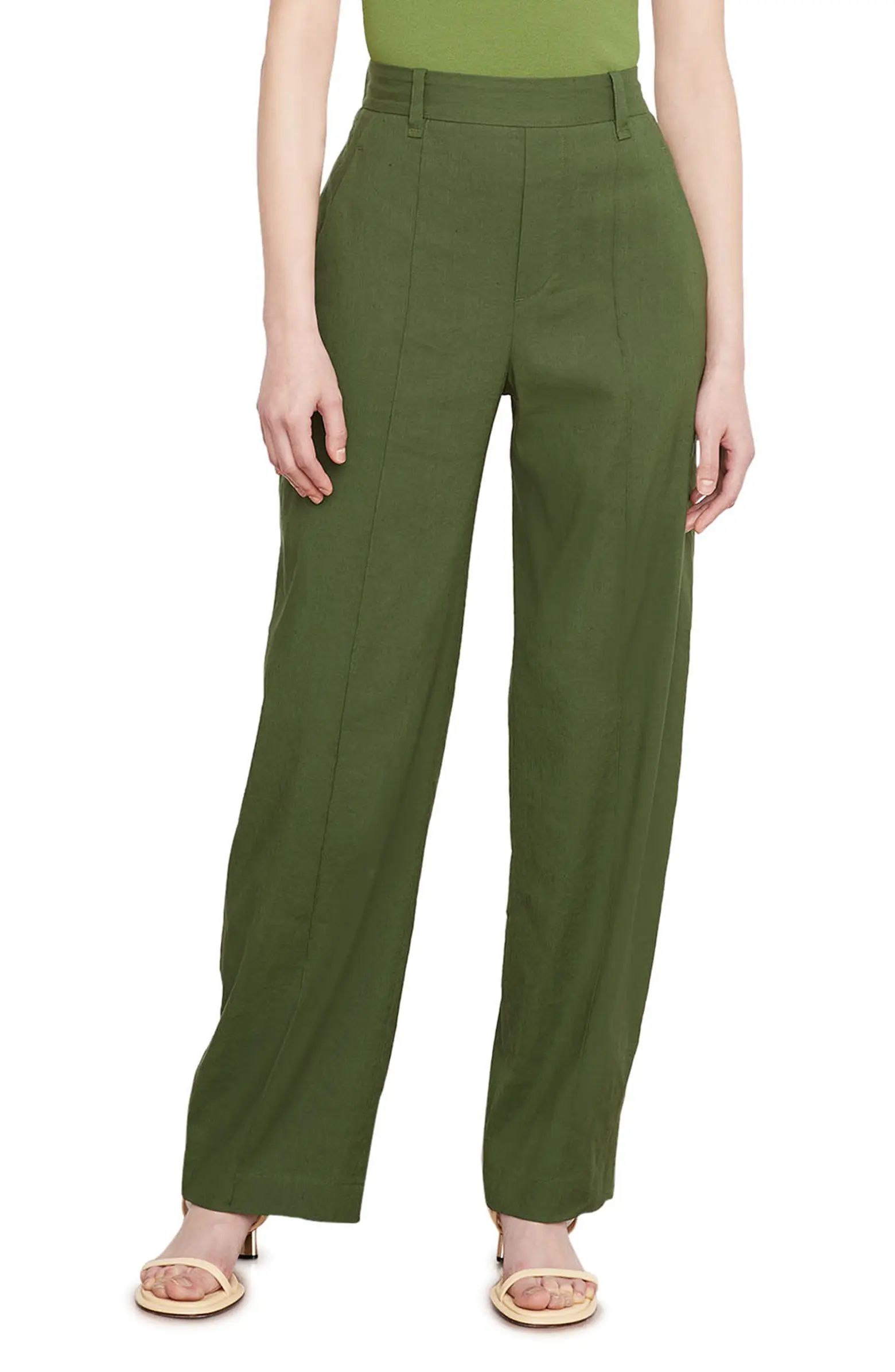 Linen Blend Trousers | Nordstrom