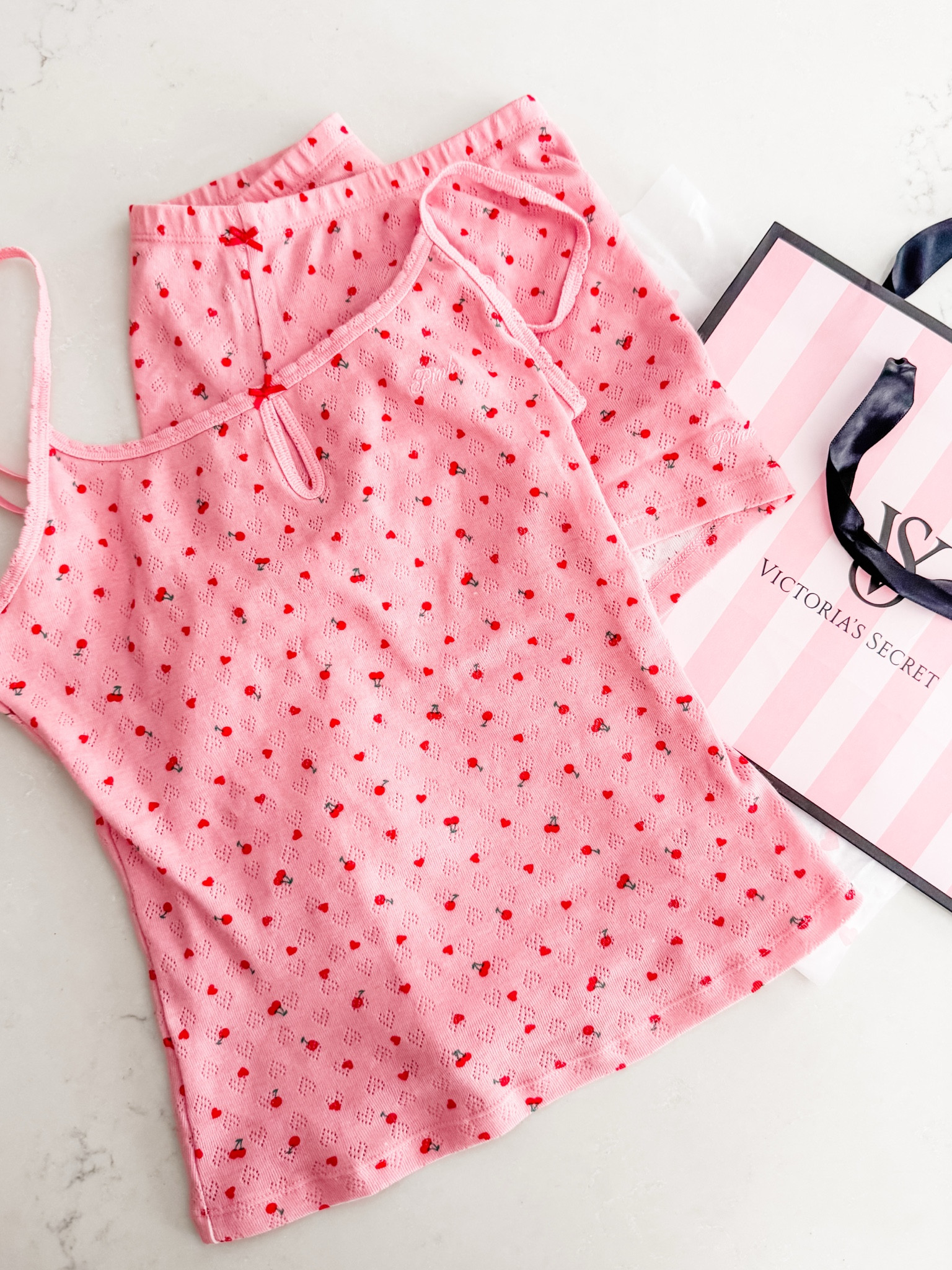 Valentine’s Day pajamas
Cotton heart pajamas
Valentine heart cami tank top
Valentine’s Day sleepwear
Heart sleep shorts
Victoria’s Secret PINK heart pajamas 

#LTKStyleTip #LTKSeasonal #LTKHome