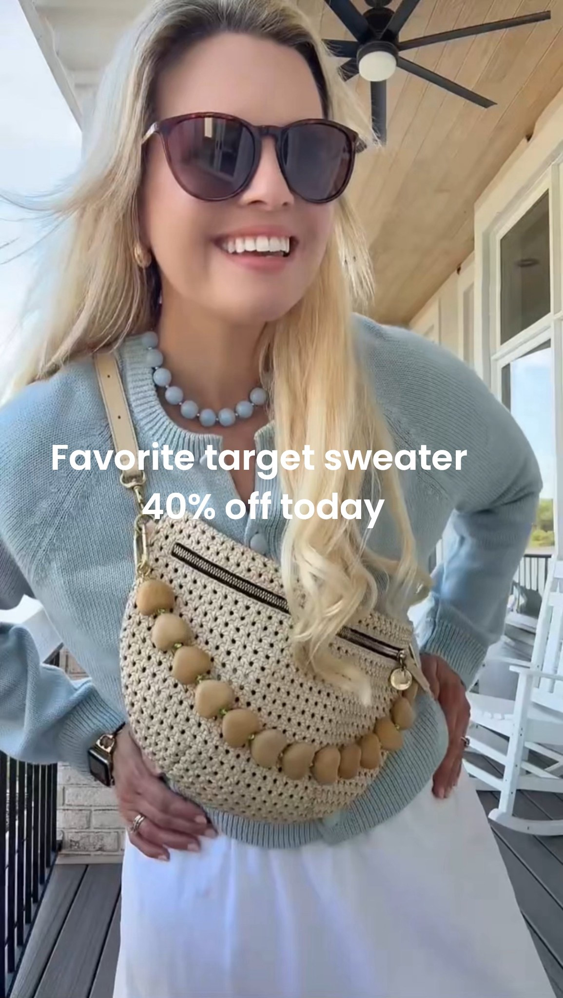 this favorite Target sweater is 40% off today! 
Use code becky25 on my jewelry 

#LTKSaleAlert #LTKFindsUnder50 #LTKWorkwear