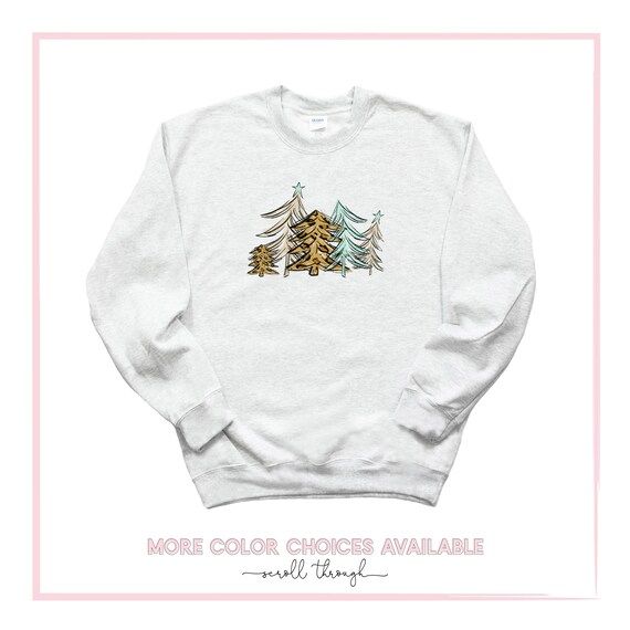 Merry Christmas Sweatshirt Cute Christmas Sweatshirt Womens - Etsy | Etsy (US)