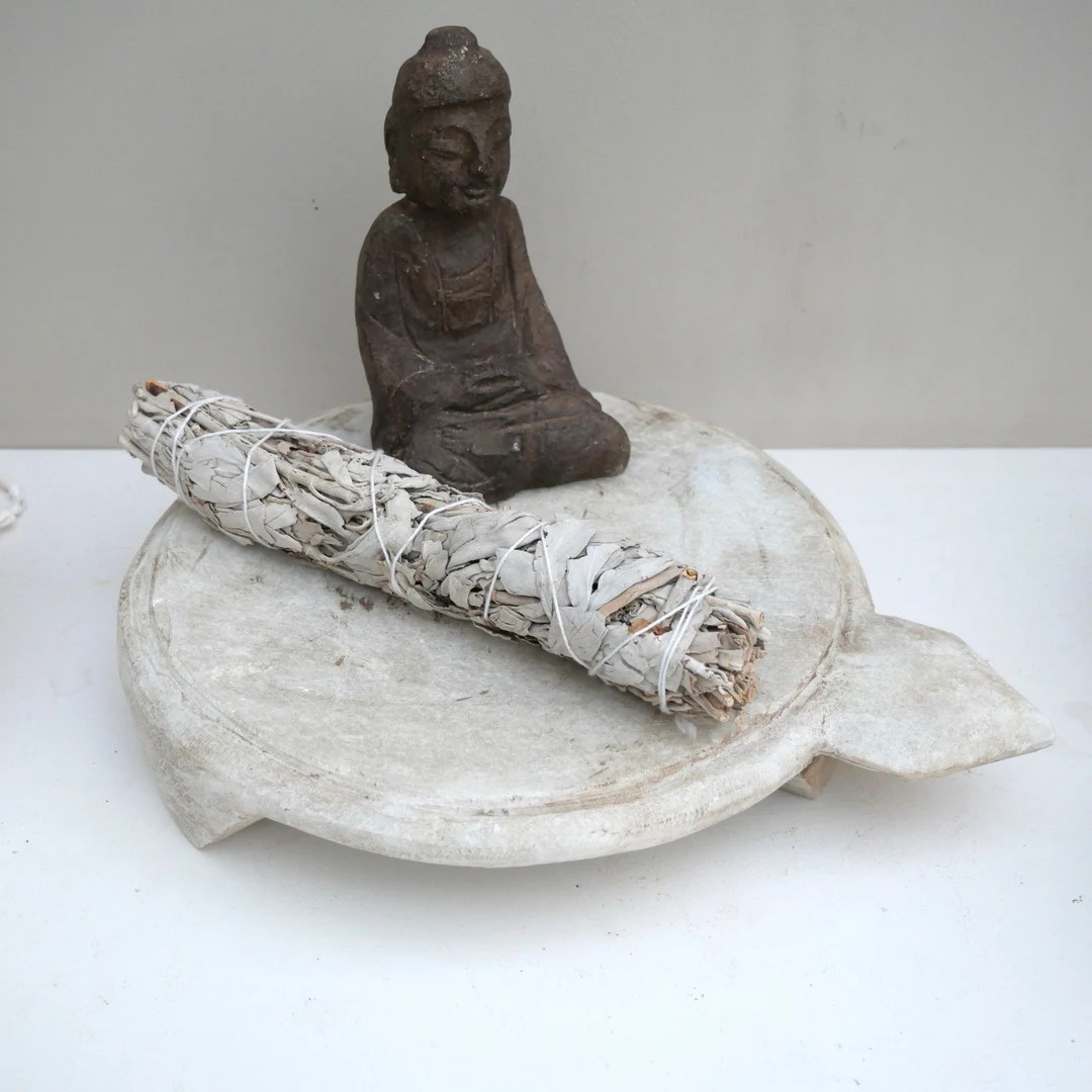 Authentic Marble Chapati From India Boho Rustic Gift - Etsy | Etsy (US)