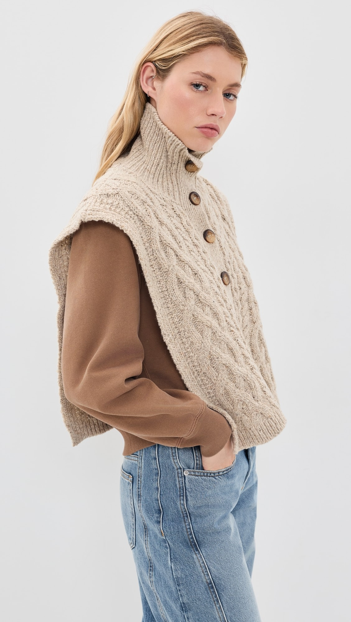 Kara Cable Knit Scarf | Shopbop