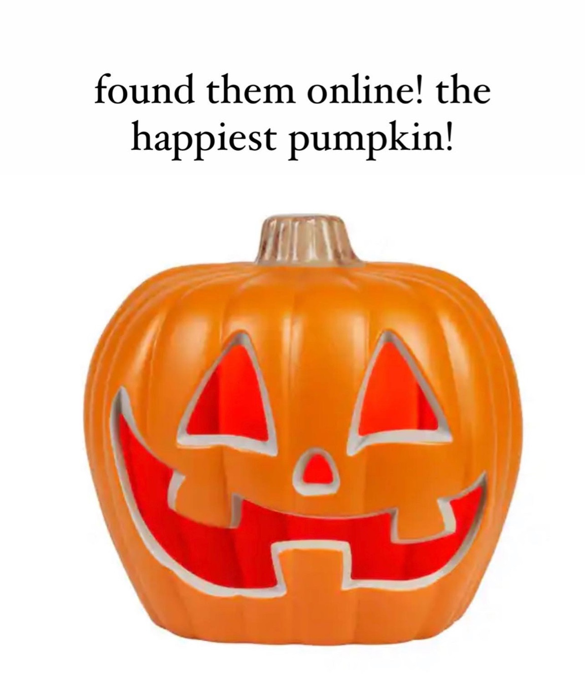 The happiest pumpkin! Halloween decor! $40 for this giant pumpkin 

#LTKSeasonal