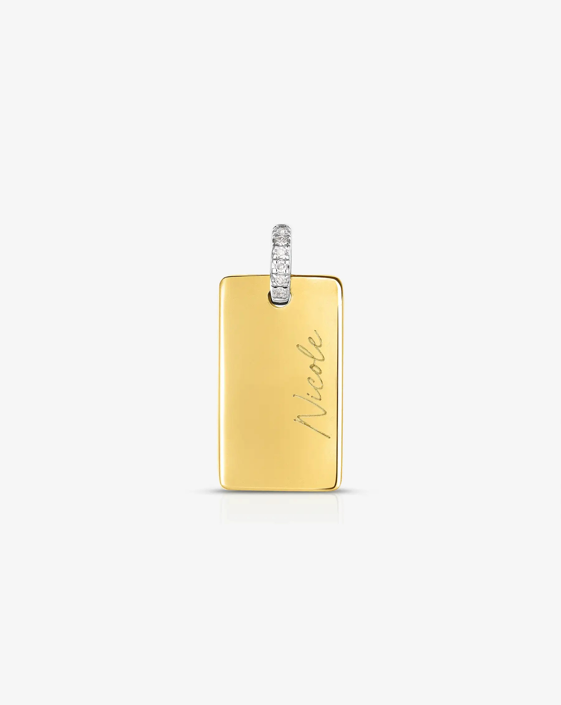 Engravable Rectangle Pendant | Ring Concierge
