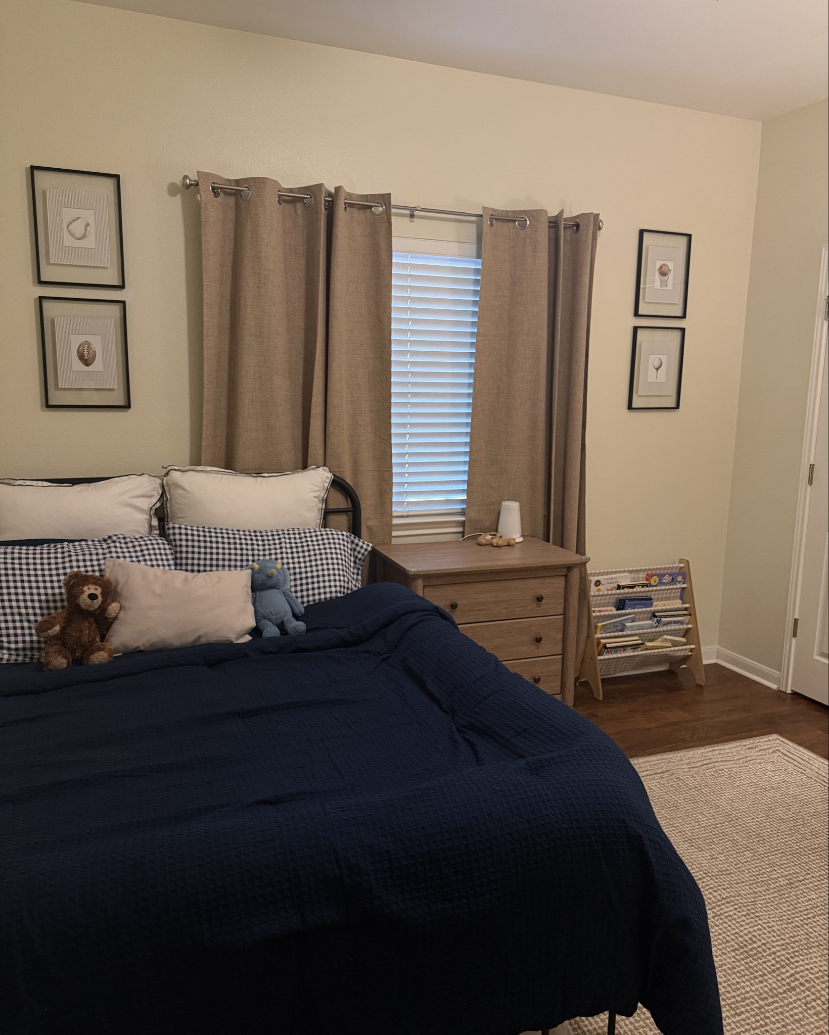 Our toddler’s big boy room upgrade✨💙 we have been using bed bumpers that have made transition to his “big boy” bed easy, love seeing it all come together! 

#LTKHome #LTKKids #LTKBaby