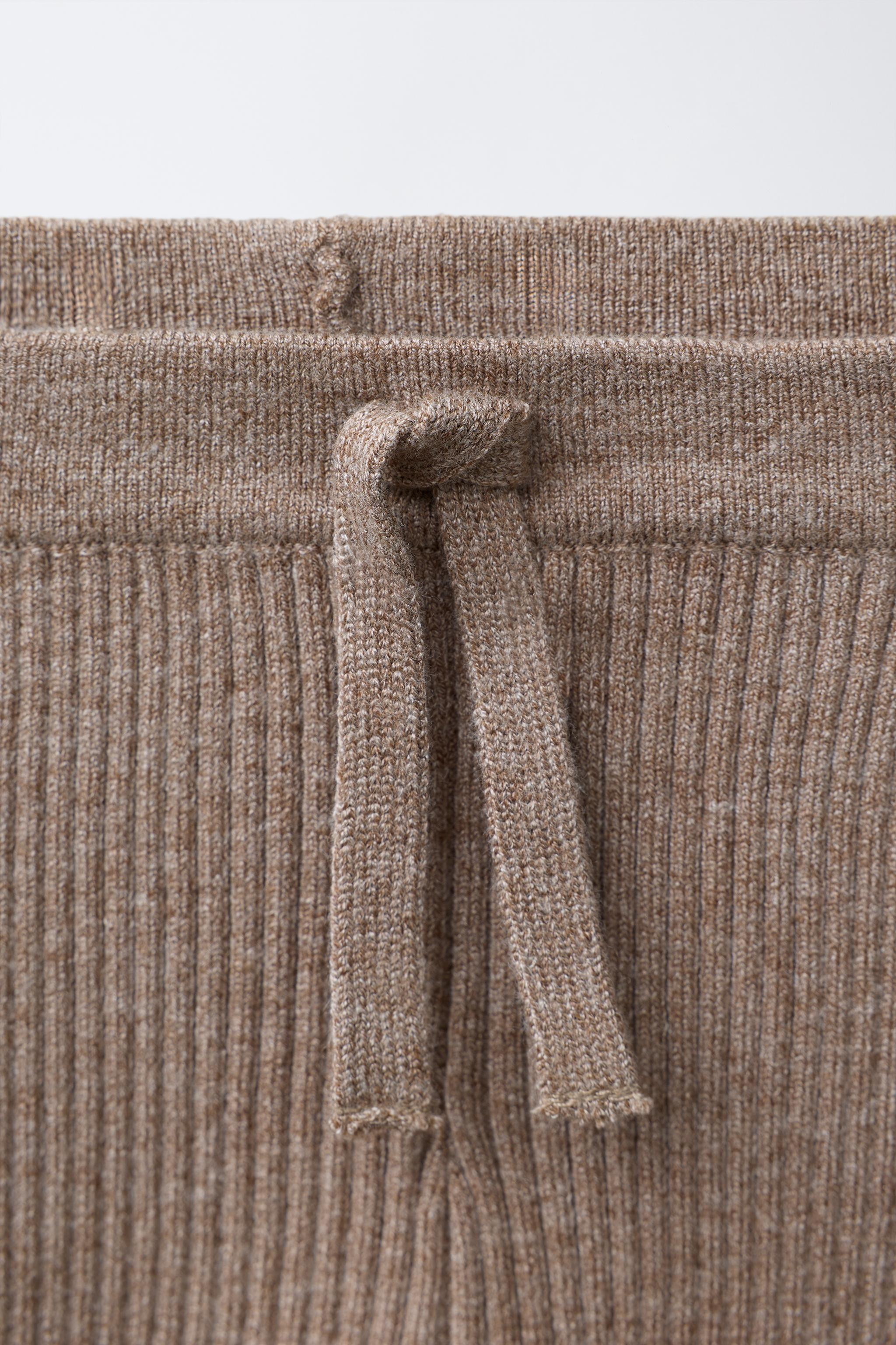 RIBBED KNIT LEGGINGS | Zara US