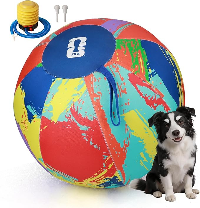 Official FIFA World Cup 2026 Edition, 22" Herding Ball for Dogs with Pump – Water Resistant Lar... | Amazon (US)