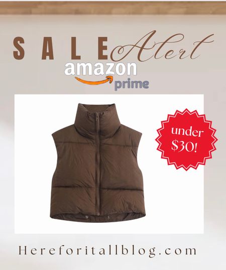 Everyone’s favorite cropped vest from Amazon is on sale for 20% off today! I have it in small and I love it! 

#competition #croppedvest #trending #amazonfashion 

#LTKsalealert #LTKunder50 #LTKFind
