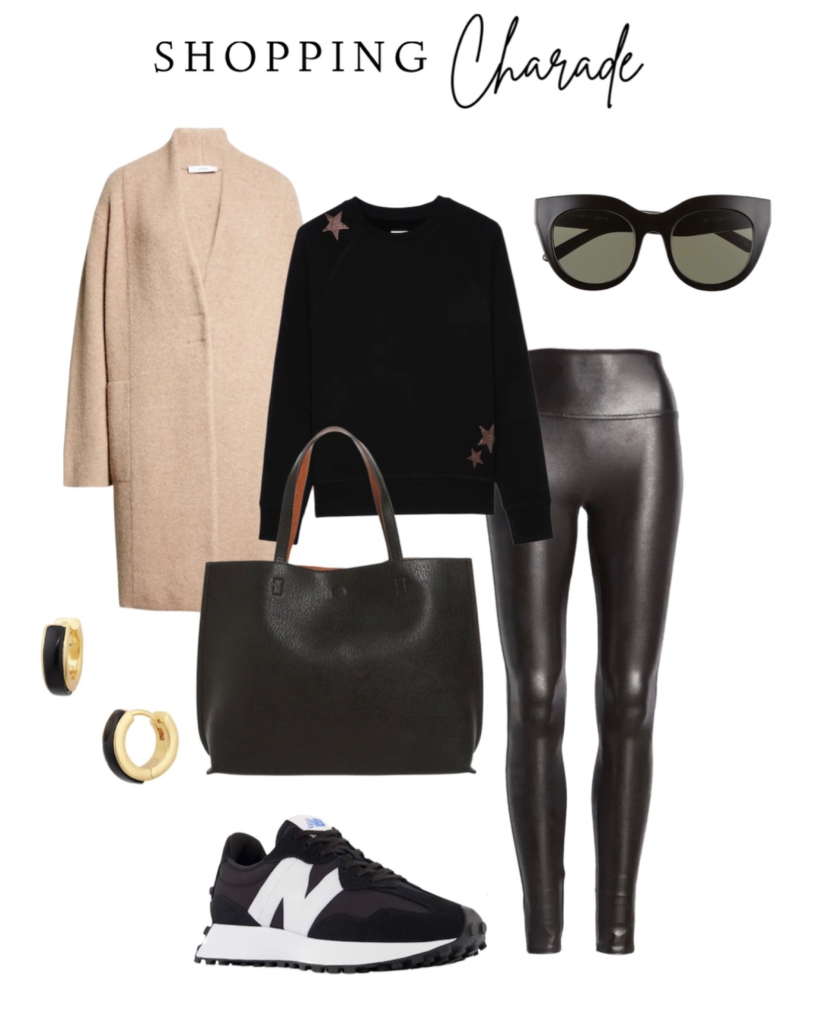 Fall fashion featuring a cardigan, fall sweaters, leggings, sneakers, tote bag

#LTKshoecrush #LTKitbag #LTKSeasonal