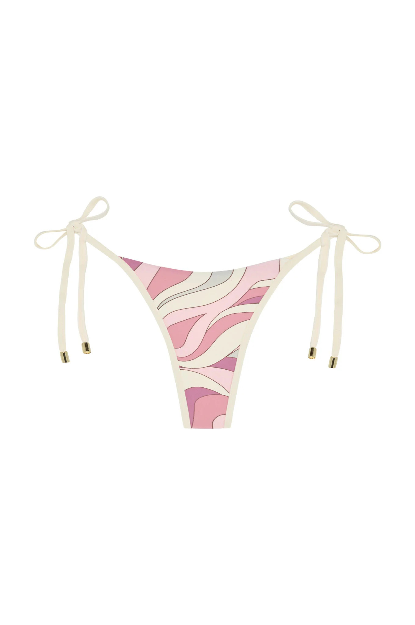 Palma Thong Color Block - Costa Rei Pink/Ivory | Monday Swimwear