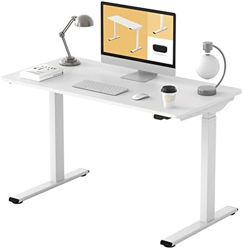 FLEXISPOT White Standing Desk 5-MIN Quick Install Electric Stand Up Desk, Height Adjustable Desk for | Amazon (US)