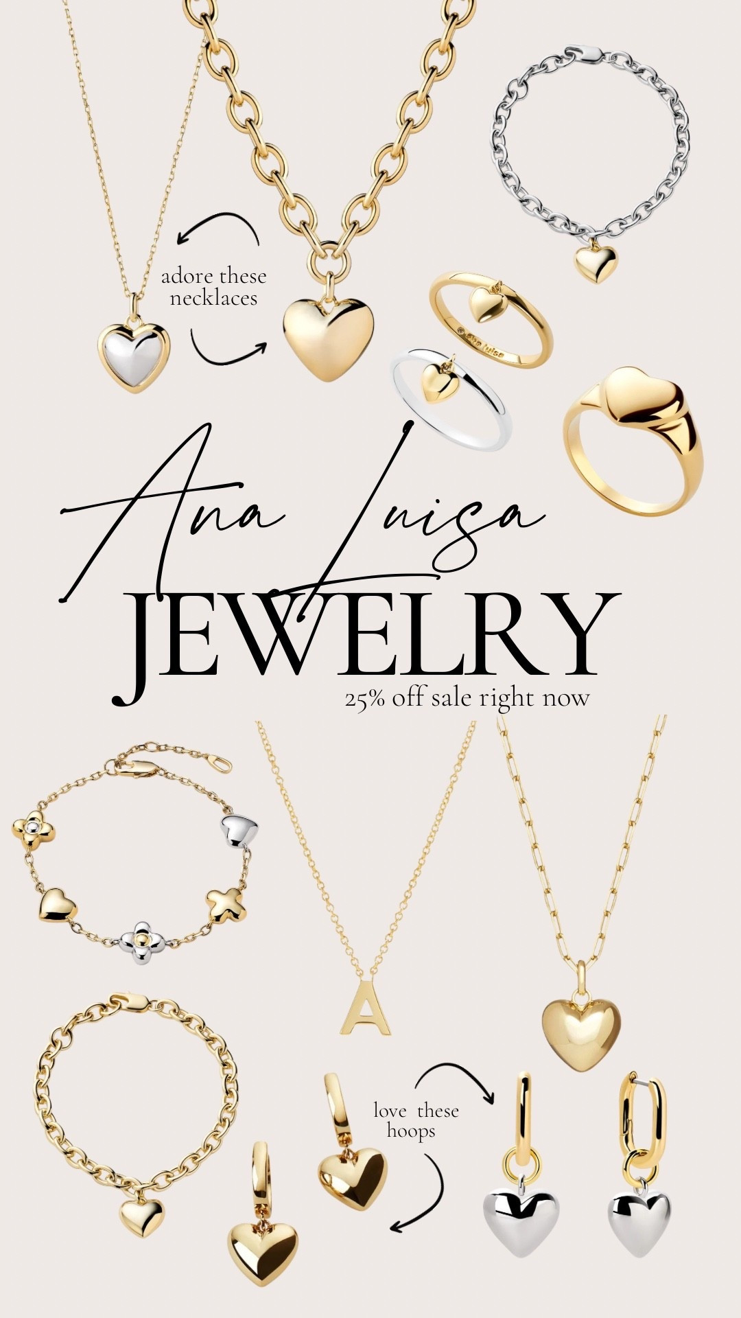 Love my necklaces from @analuisa !!
They are currently 25% off right now and sale ends soon!!!! 
Would be a perfect gift for Valentine’s Day for your daughter, mom or friend!! 
They have a 2 year warranty ~ tarnish free, water resistant & hypoallergenic!!!! 

#AnaLuisa #AnaLuisaAmbassador #BestDeal



#LTKValentine