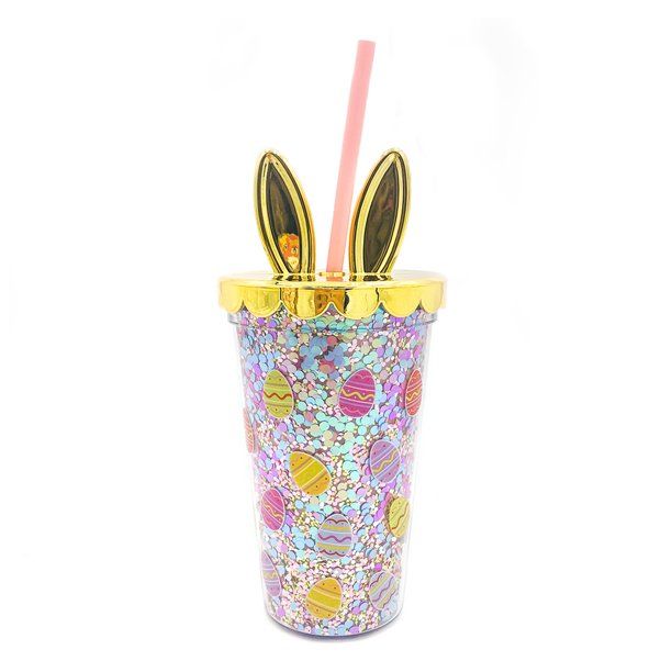 Packed Party 'Bunny Business' Easter Confetti Tumbler, 16OZ. - Walmart.com | Walmart (US)