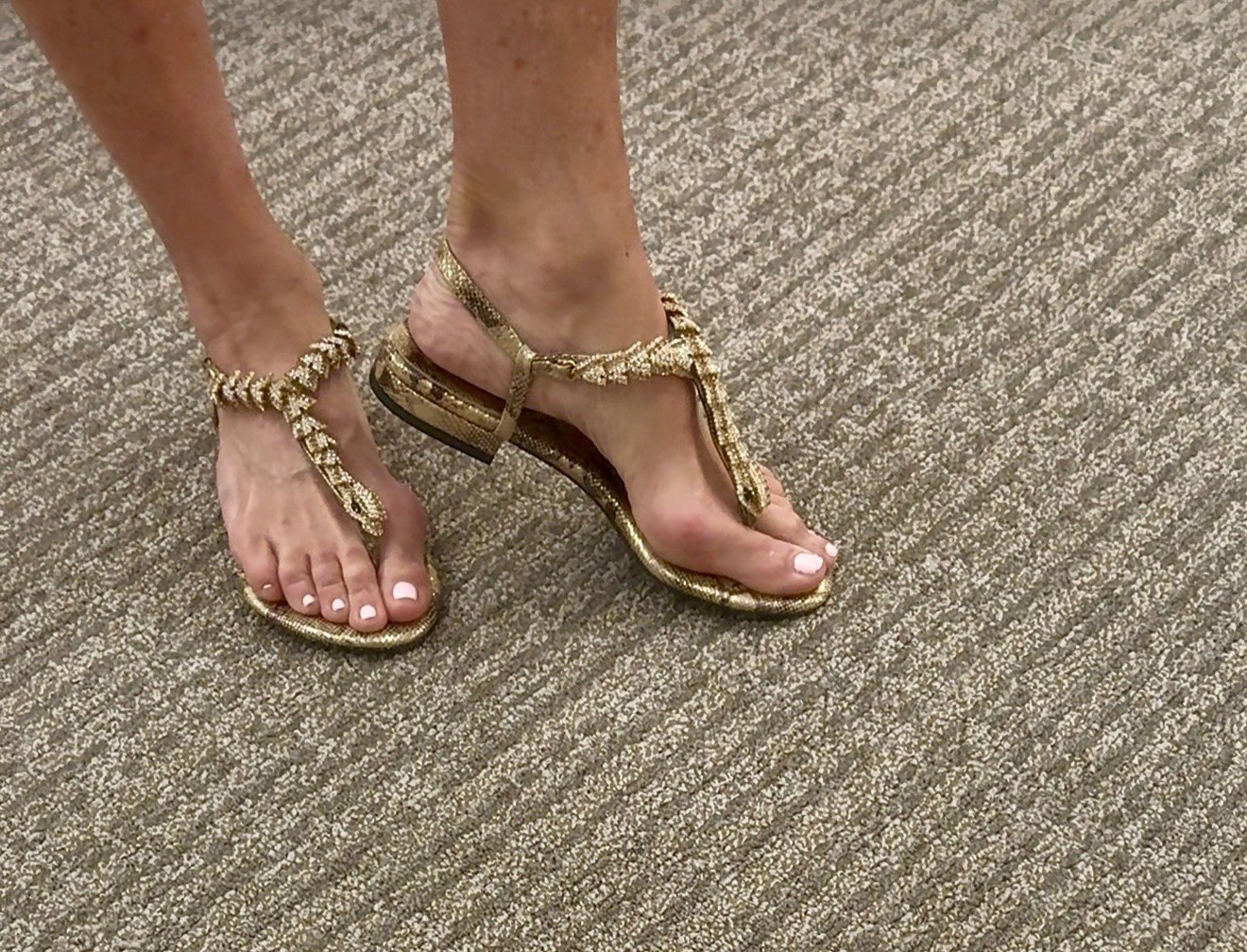 The perfect spring sandal with a touch of embellishment to make a statement. Love these sandals with cropped jeans, black ankle length pants or a midi to maxi dress. Fits true to size.

#LTKShoeCrush #LTKStyleTip #LTKSeasonal
