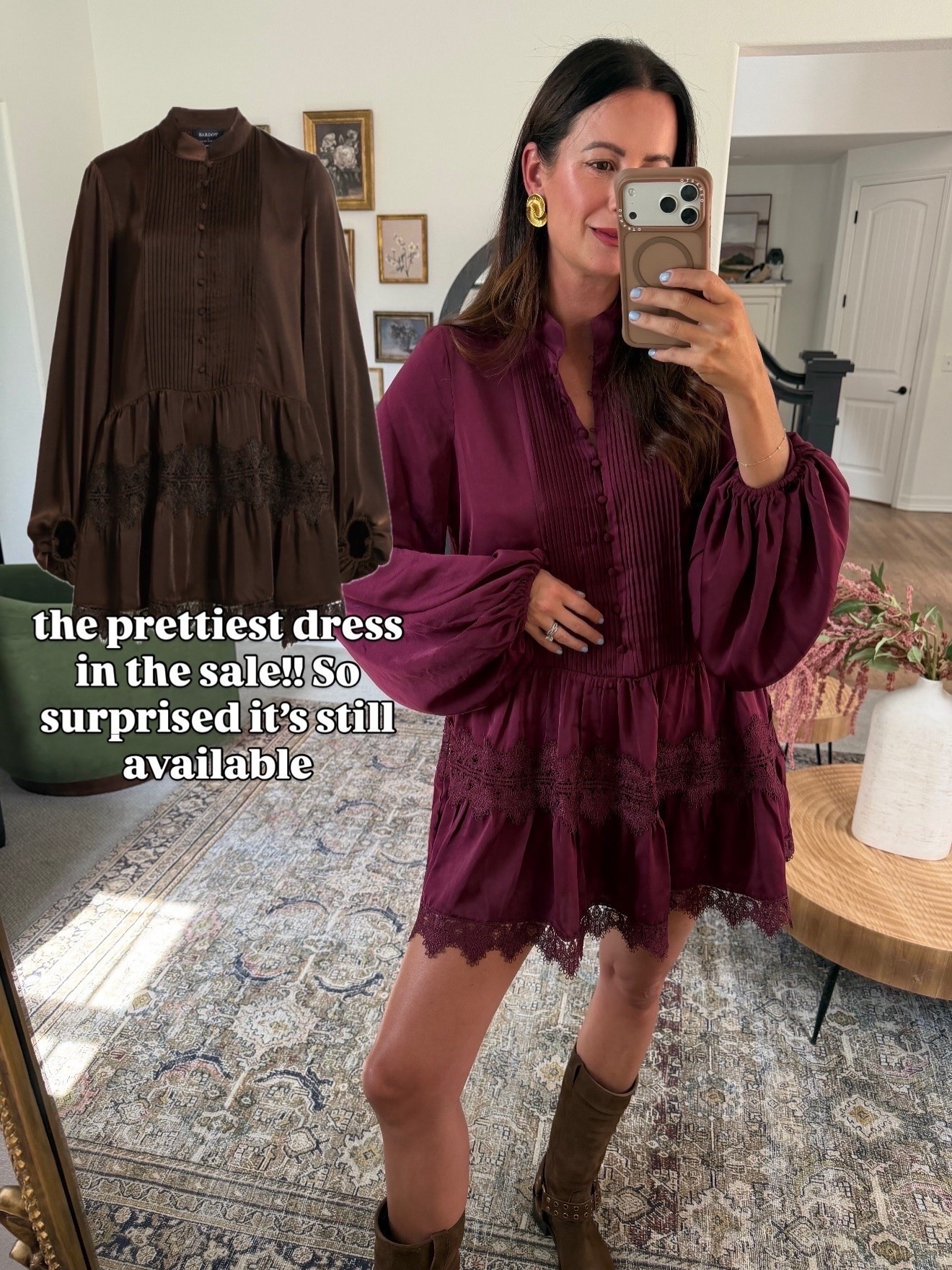 This nsale dress is such a keeper!! So cute with tall boots for a night out!

#LTKootd #LTKgrwm #LTKSaleAlert