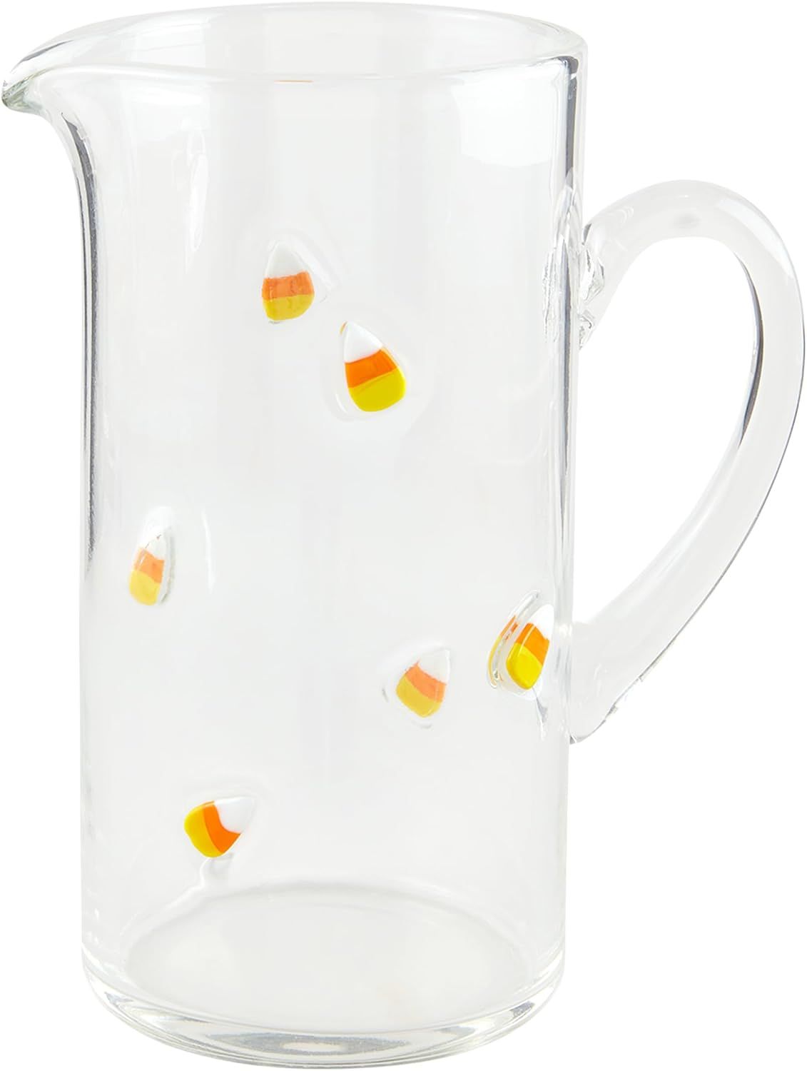 Mud Pie Glass Candy Corn Pitchers, 50 oz, YELLOW | Amazon (US)