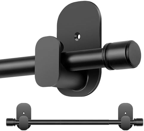 Curtain Rods No Drilling 32 to 43 Inch, HOTOZON 5/8 Inches No Drill Curtain Rods for Windows 20 t... | Amazon (US)