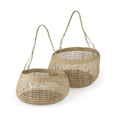 2 Piece Seagrass Basket Set | Wayfair North America