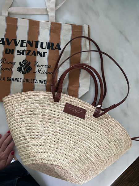 This raffia bag just arrived—the perfect summer tote and great size. Not too big or small  

#LTKItBag #LTKStyleTip #LTKSeasonal