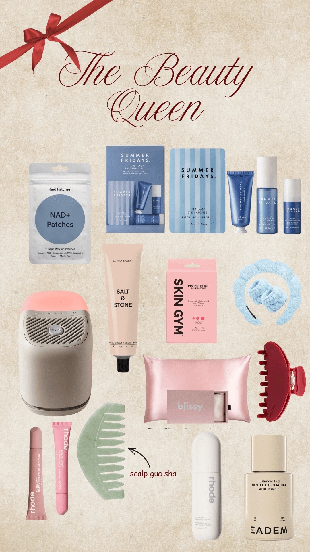 Gift ideas for the beauty queen • skincare must haves • stocking stuffers • summer Fridays • silk pillow • canopy humidifier • salt + stone 

#LTKGiftGuide #LTKBeauty #LTKHoliday