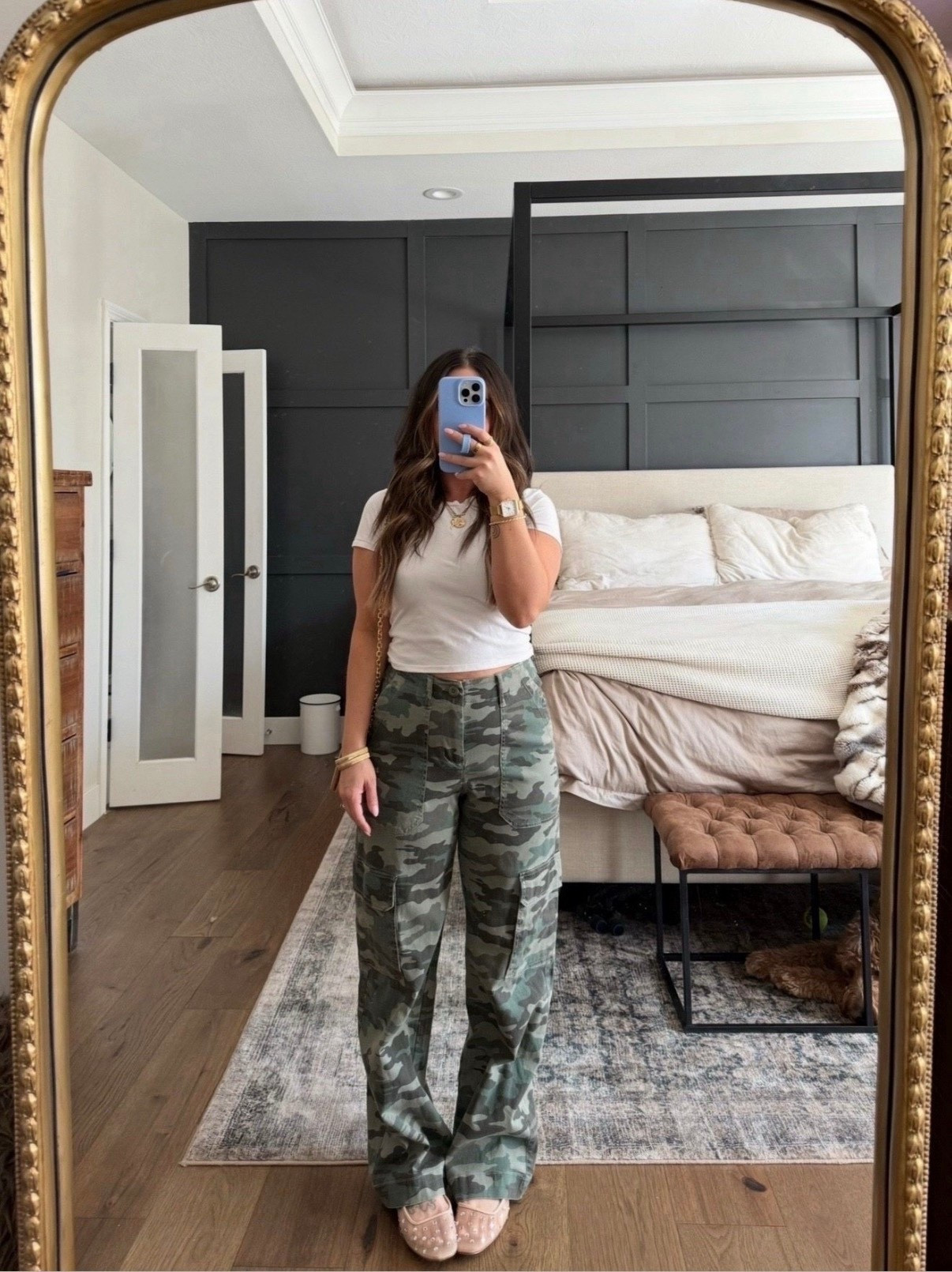 Camo pants and a basic tee 

#LTKSeasonal #LTKgrwm #LTKootd