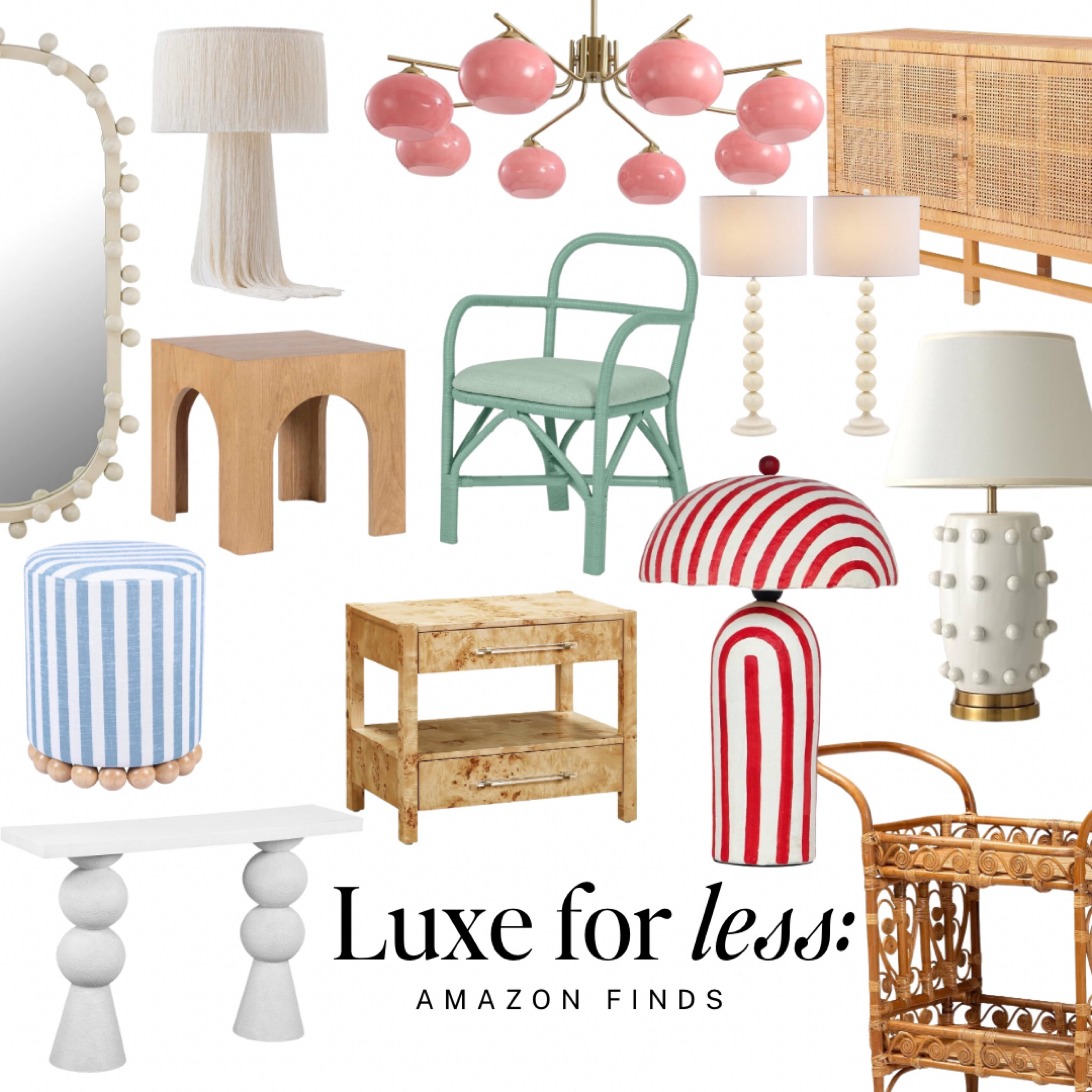 POV: make a designer statement, at Amazon prices. 

Get the designer look at a fraction of the cost. 

Tired of your house looking like everyone else that shops at Target? Refresh your home this spring with something interesting. 

Just one or two cool pieces can change the whole vibe. Make it yours. 

Amazon Decor
Amazon Must Have
Modern Home
Amazon Storage
Home Inspo
End tables
Lamps
Mirrors
Dining Room
Amazon Finds

Modern Home
Home Decor
Spring Decor 
Sophisticated home
Designer look

#amazonmusthaves #amazonhome #amazonfinds #amazonorganization #amazonkitchen #amazonluxury


#LTKSeasonal #LTKhome #LTKstyletip