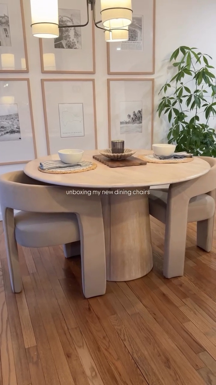 Soft & velvety 🧈✨

#diningchairs #cozyathome #ltkhome #budgetfriendlydecor #organicmodern

#LTKHome #LTKSaleAlert #LTKdayinmylife