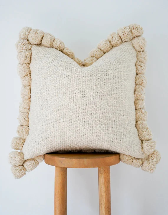 Handwoven Boho Pillow Cover: Willow | Etsy (US)