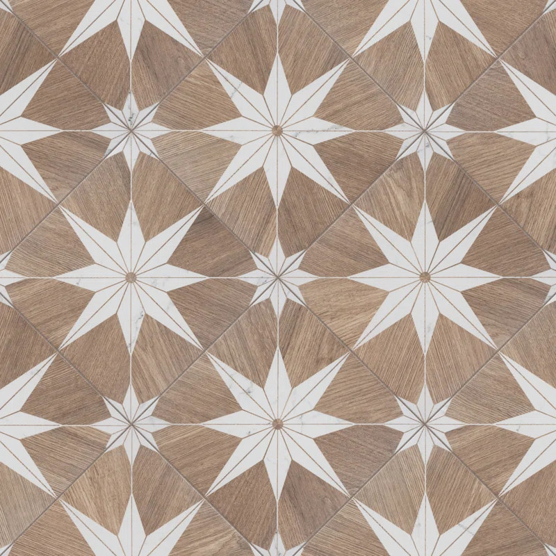 Llama Stella Loire Verso 10" x 10" Porcelain Marble Look Wall & Floor Tile | Wayfair North America