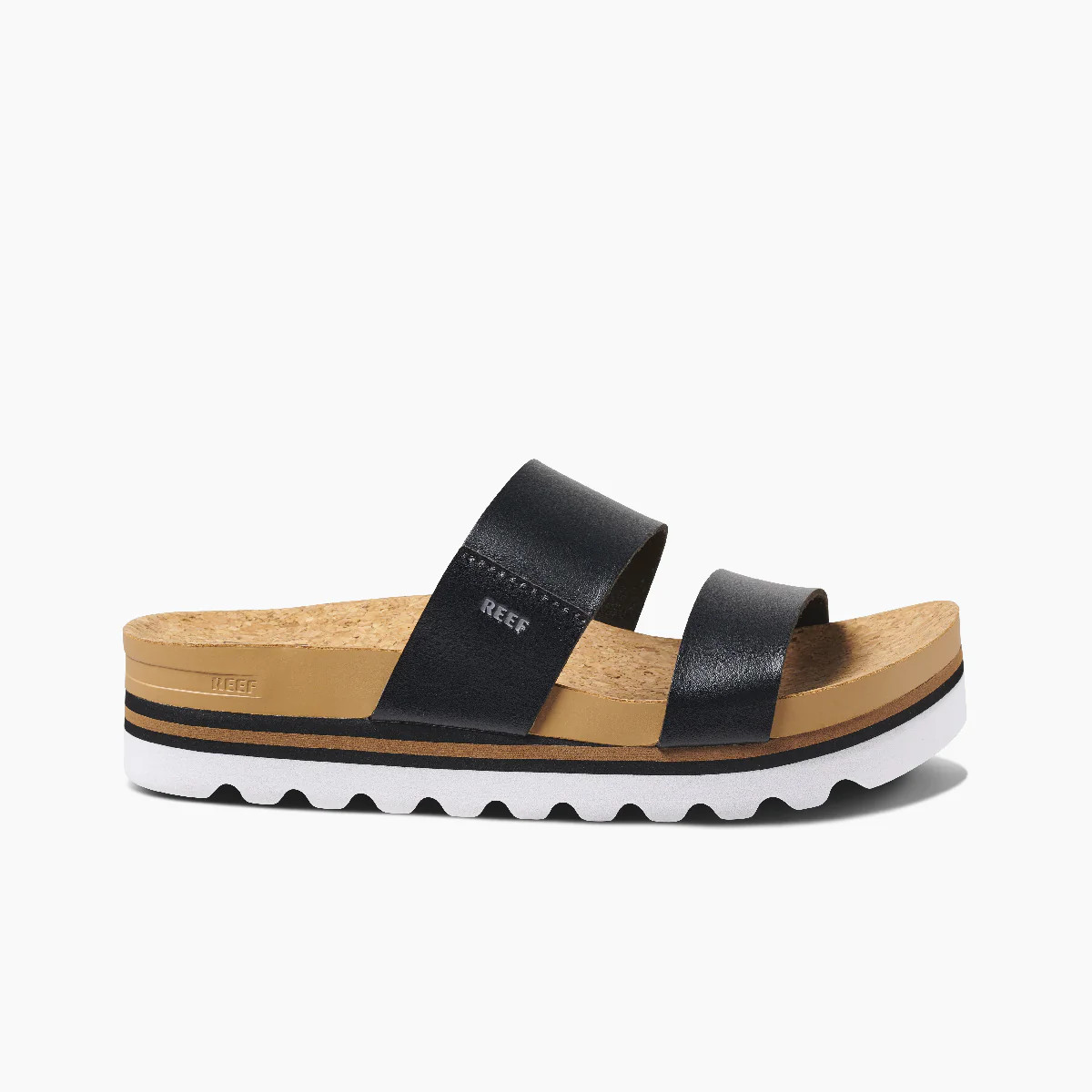 Women's Cushion Vista Hi Platform Sandals in Black | REEF® | REEF