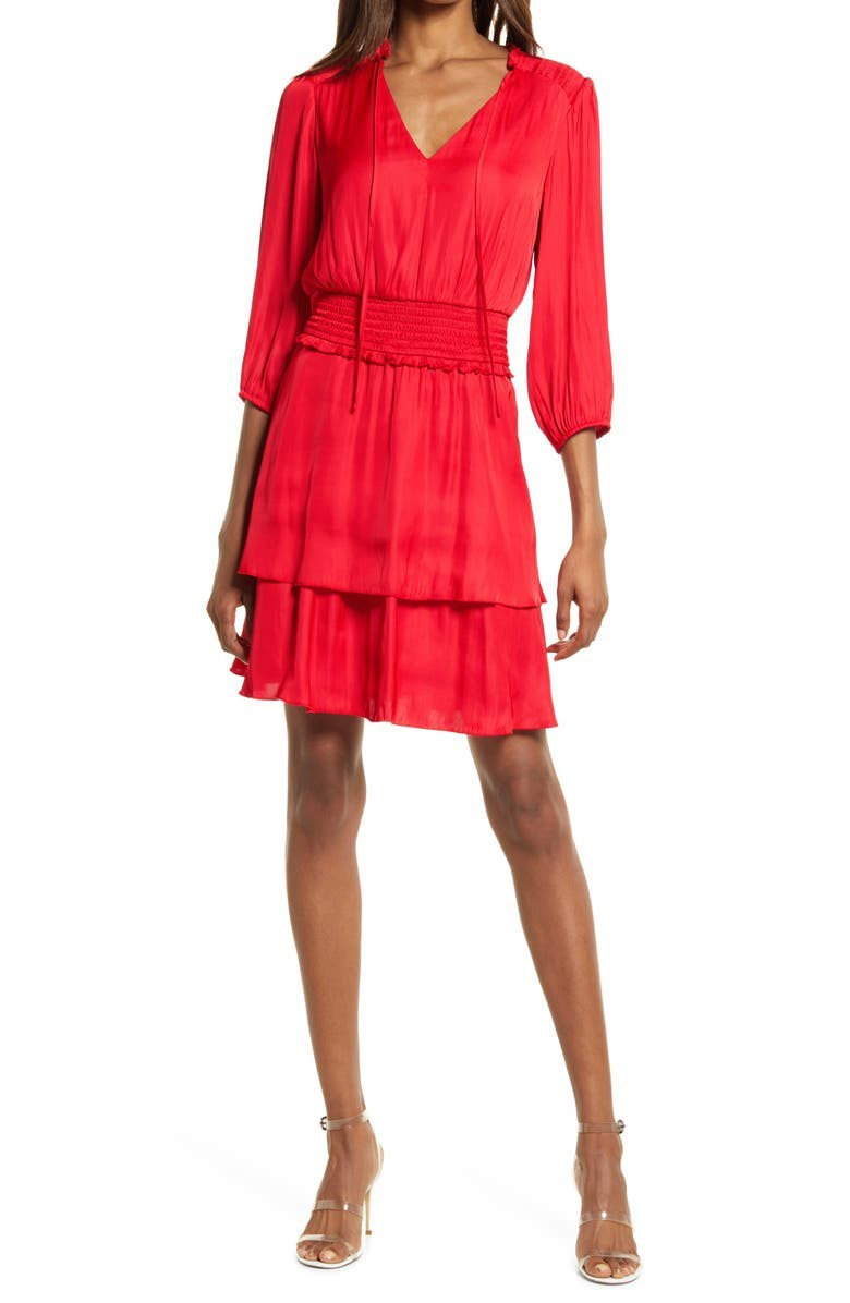 Long Sleeve Tiered Dress | Nordstrom