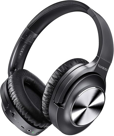 Active Noise Cancelling Headphones VANKYO C750 Wireless Bluetooth Headphones Over Ear Headset wit... | Amazon (US)