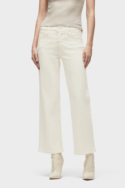 Rosie High-Rise Front Yoke Wide Leg Ankle Jean | Hudson Jeans