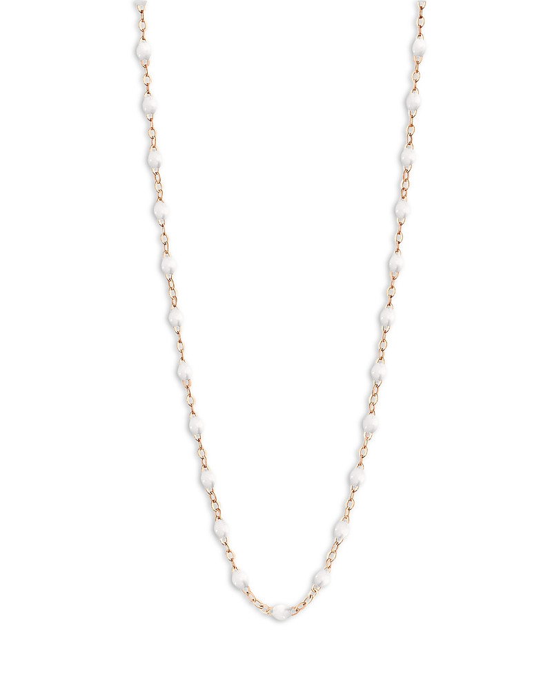 Gigi Clozeau 18K Rose Gold Classic Gigi Resin Bead Collar Necklace, 16.5 | Bloomingdale's (US)