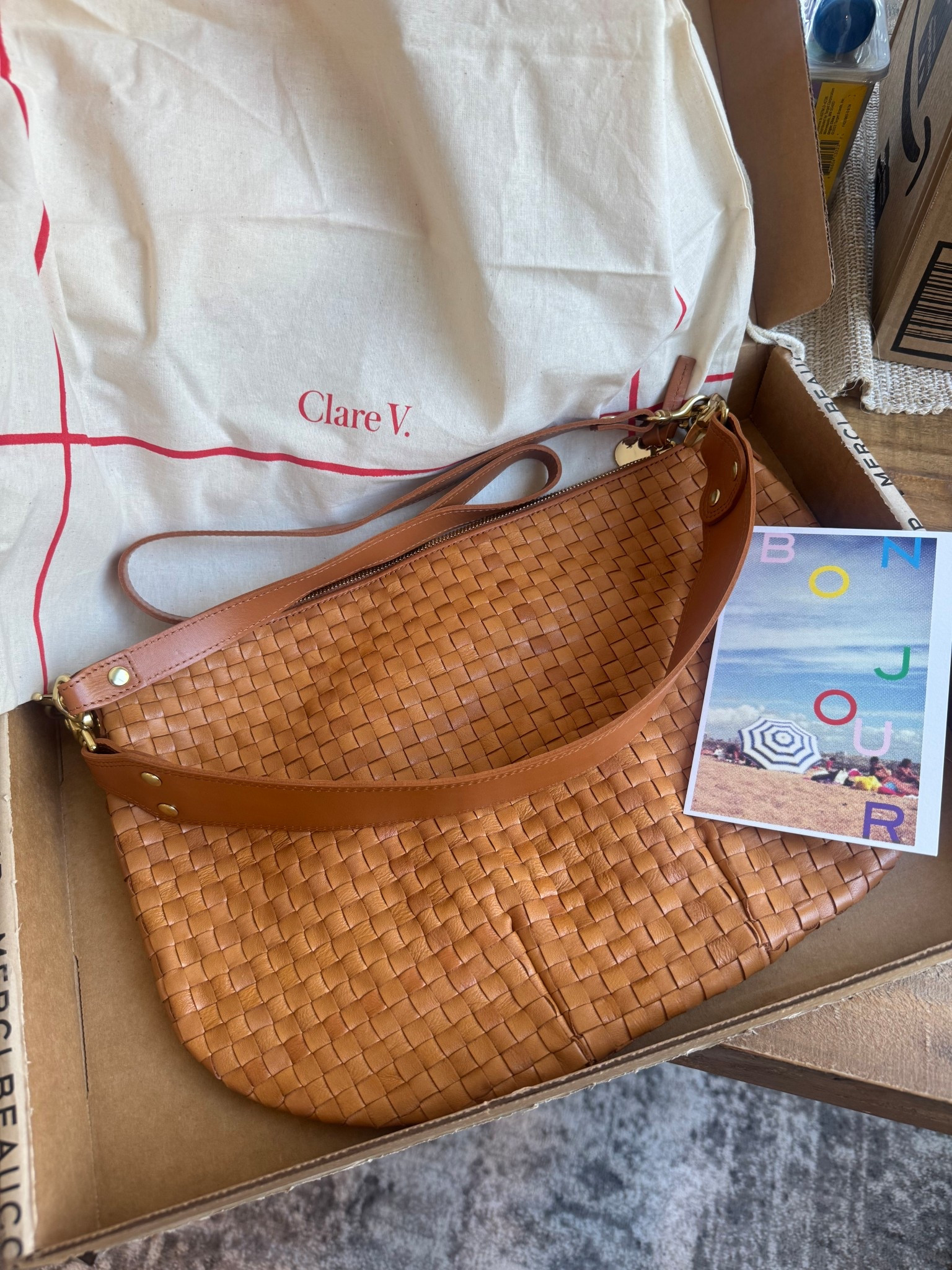 Mike surprised me with the most gorgeous ClareV purse. It’s absolutely perfect for travel. 

I love the cross body strap and the shoulder strap. It’s versatile, feels so luxurious and its fits everything. 

I linked a few options that are similar at different price points too since this was a splurge 🥰🫶🏼

#LTKOver40 #LTKTravel #LTKItBag