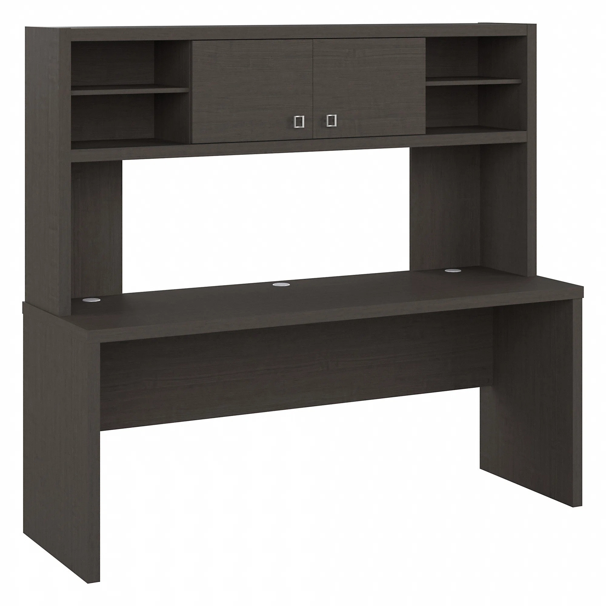 Bush Business Furniture Office 500 Collection Office 72W Bow Front Desk With 3 Drawer Mobile File... | Wayfair North America