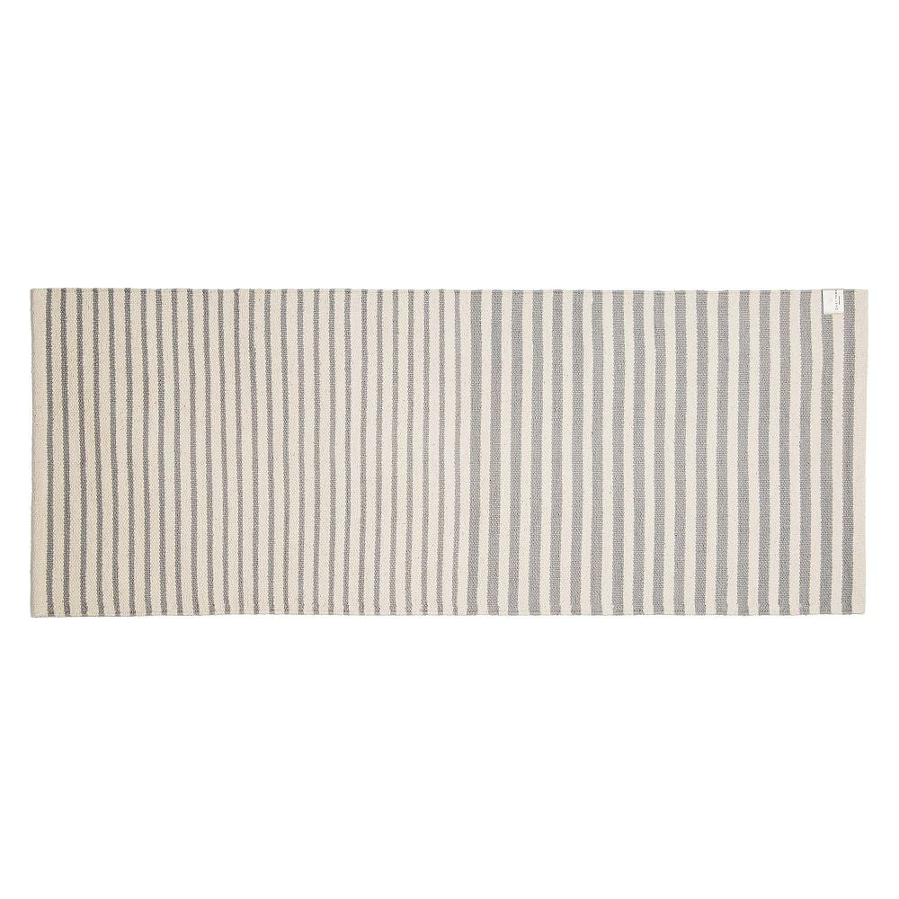 Quiet Town Ojai Runner Rug Runner Cotton Rectangle Storm | West Elm (US)