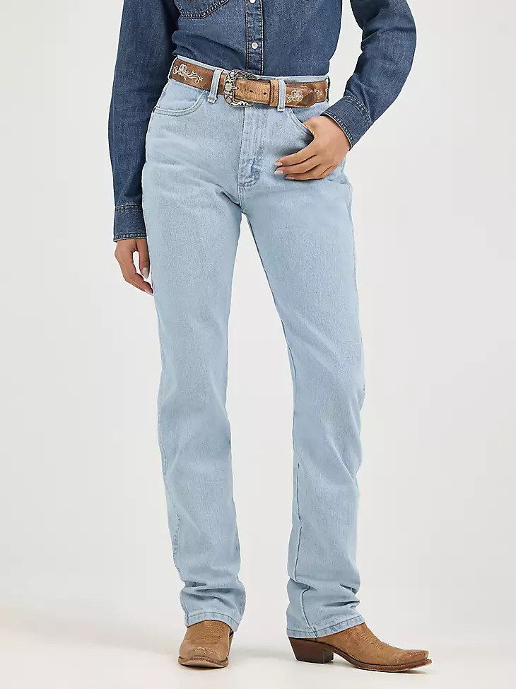 Women's Wrangler® Cowboy Cut® Slim Fit Jean in Bleach | Wrangler