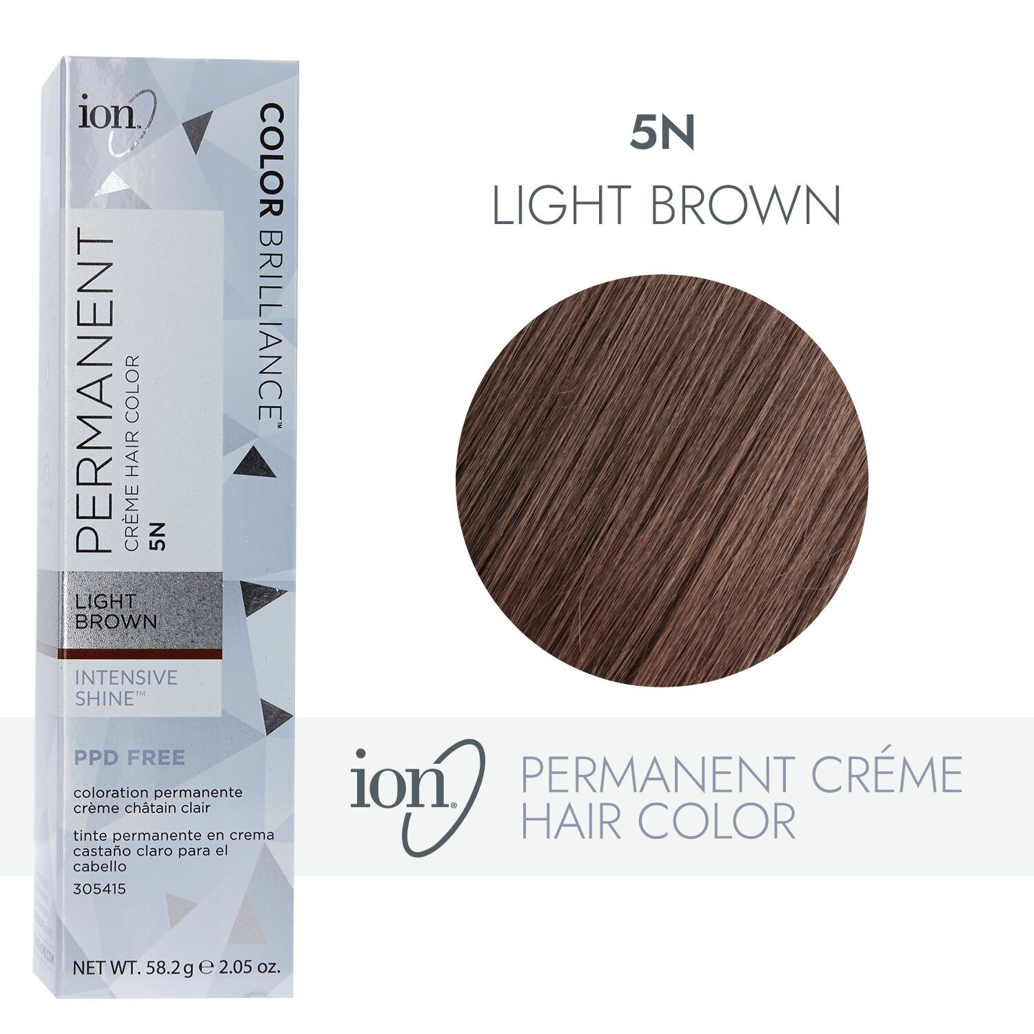 5N Light Brown Permanent Creme Hair Color | Sally Beauty