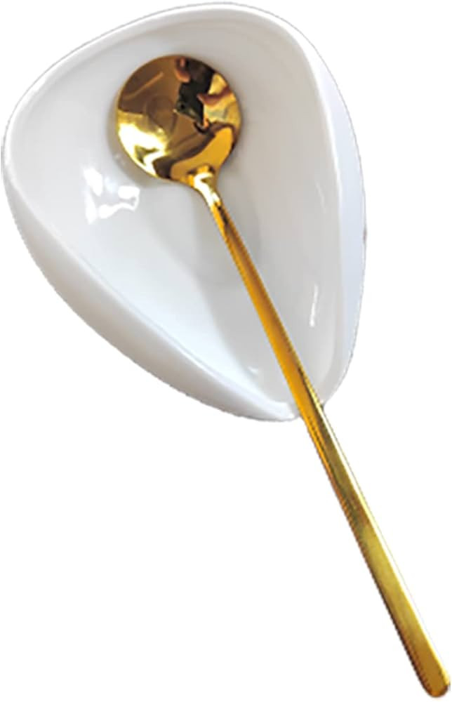 Coffee Spoon Rest, Mini Coffee Spoon Holder, Small Ceramic Spoon Rest for Coffee Stirrers, Teaspo... | Amazon (US)