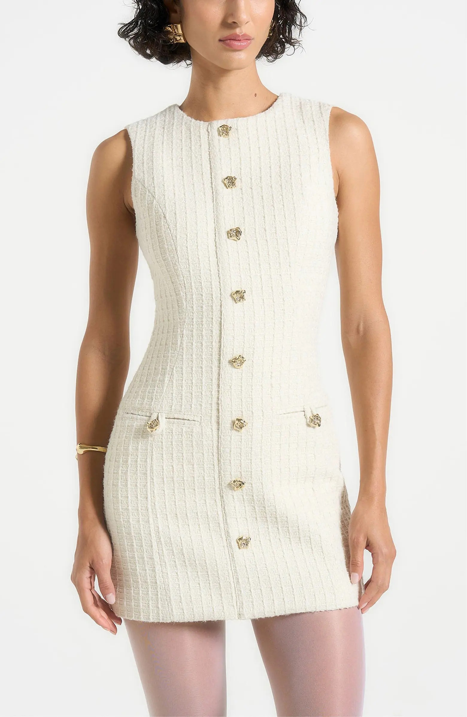 Nadine Tweed Mini Dress | Nordstrom