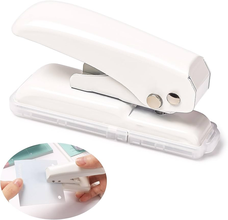 Single Hole Punch, 40 Sheets Punch Capacity, Kaluofan Hole Puncher Single, Small Hole Punch with ... | Amazon (US)
