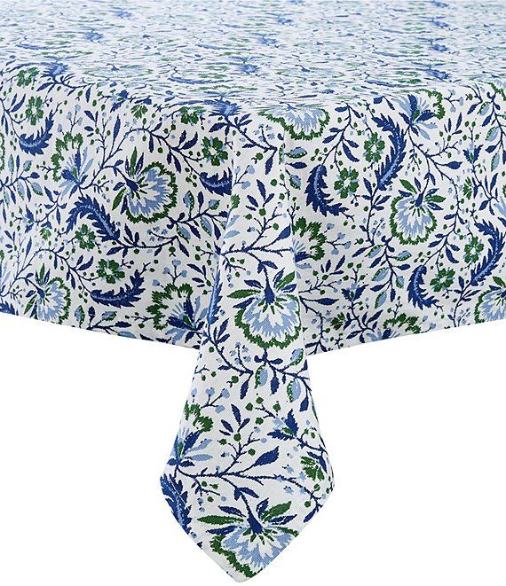 x Mrs. Southern Social Vine Floral Tablecloth | Dillard's